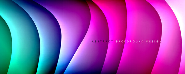 Dynamic trendy simple fluid color gradient abstract background with line effects. Vector Illustration For Wallpaper, Banner, Background, Card, Book Illustration, landing page