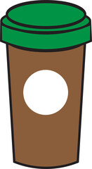 The coffee set png image for food concept
