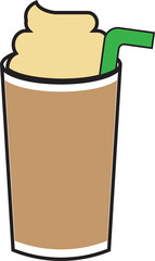 The coffee set png image for food concept
