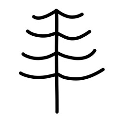 Cute Abstract Conifer Fir