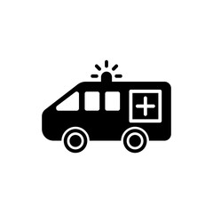 Ambulance icon, Emergency Patient Transportation Icon