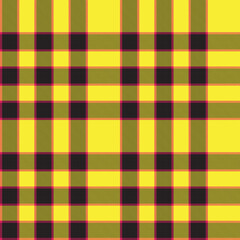 Yellow Minimal Plaid textured Seamless Pattern