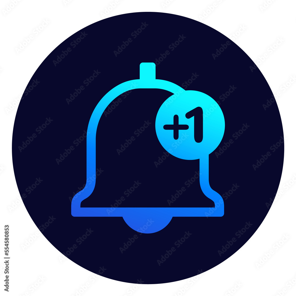 Poster notification counter icon for web