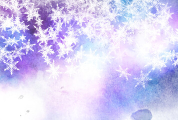 雪　クリスマス　冬　背景	