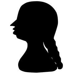 Woman silhouette