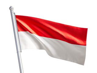 Fototapeta na wymiar Indonesia flag 3D illustration