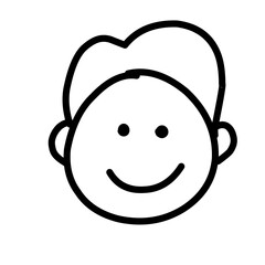 Happy kid doodle