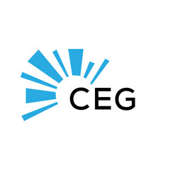 CEG letter logo. CEG blue image on white background and black letter. CEG technology  Monogram logo design for entrepreneur and business. CEG best icon.

