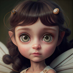 Generative AI: a fairy doll in the forest