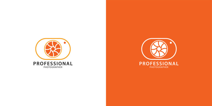 profesional photography logo minimalist design