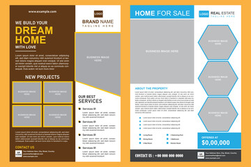 Flyer Design Template for Real Estate
