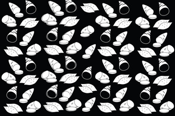 Asian food background.