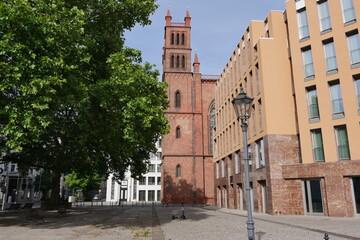 Fototapeta na wymiar Friedrichwerdersche Kirche in Berlin