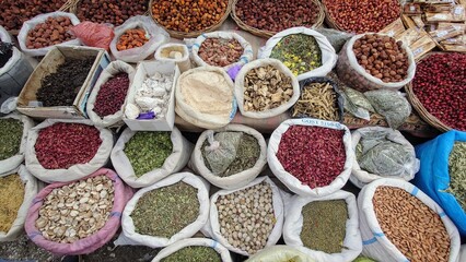 spices on market