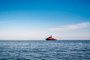 Large rescue ship in the Pacific ocean, Kamchatka © Mikhail Mishchenko