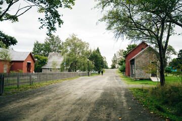 Fototapeta na wymiar Sherbrooke Village in summer time in Nova Scotia, Canada - oct, 2022