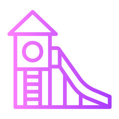 Obraz premium playground gradient icon