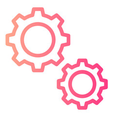 service gradient icon