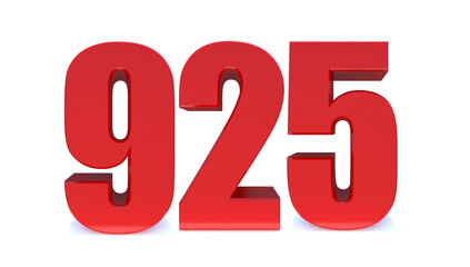 925 number