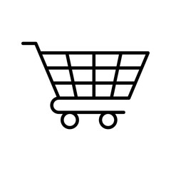 Trolly icon. sign for mobile concept and web design. vector illustration