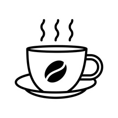 Coffee icon. sign for mobile concept and web design. vector illustration