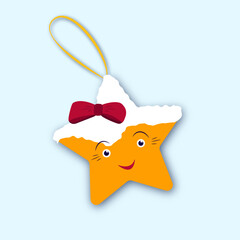 gingerbread christmas star