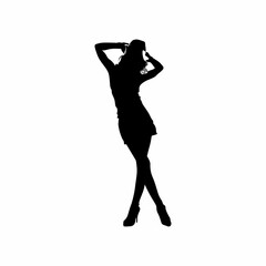 Obraz na płótnie Canvas female models logo