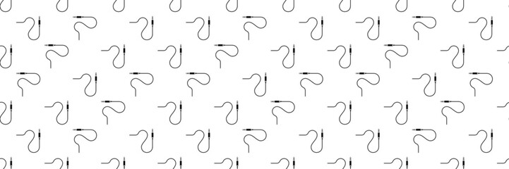 Audio Cable Icon Seamless Pattern Y_2109001
