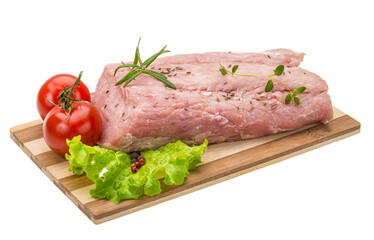 Raw pork meat