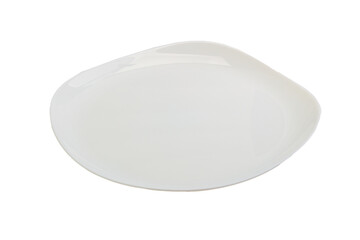 White proclean plate for serving