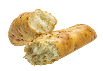 Bread with crisp