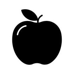 Apple icon. sign for mobile concept and web design. vector illustration