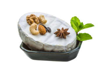 Fresh soft brie cheese