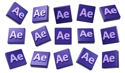 3d Adobe Icon 