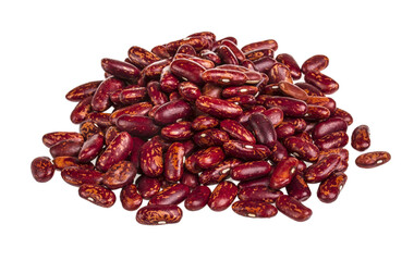 kidney beans on white background