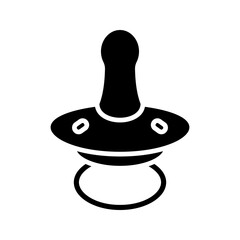 Baby pacifier icon. sign for mobile concept and web design. vector illustration