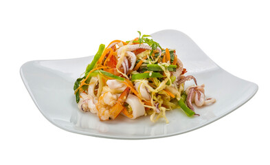 Asian seafood salad