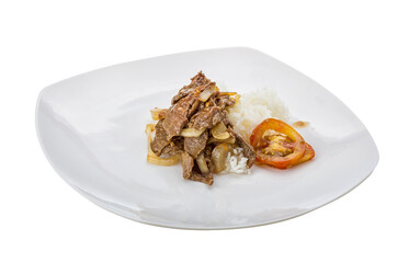 Beef with rice