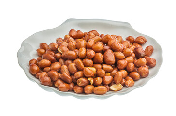Fried peanuts heap