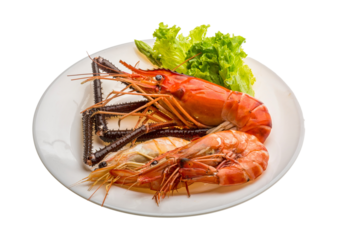 Giant Freshwater Prawn and king prawns