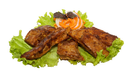 Grilled pork ribs