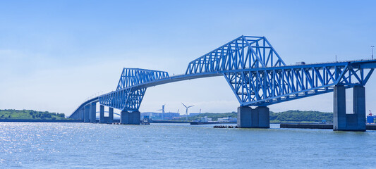 東京ゲートブリッジ は 東京港 の入口に掛かる 海上橋 【 東京 の 風景 】