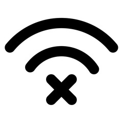No wifi wireless icon