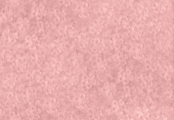 さくらの模様をデザインした、桜色の創作和紙