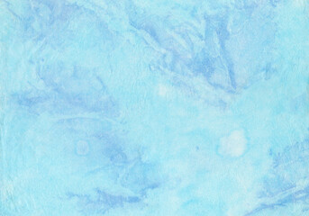 青空のような滲みがきれいな、ムラ染め和紙