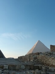 Fototapeta na wymiar Giza Pyramids in the morning, Cairo, Egypt