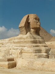 Sphinx at Giza Plateau, Cairo, Egypt 