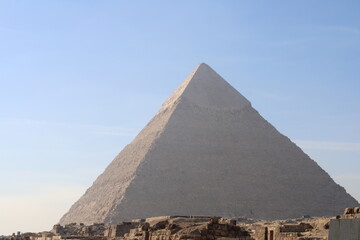 Giza Pyramids in the morning, Cairo, Egypt