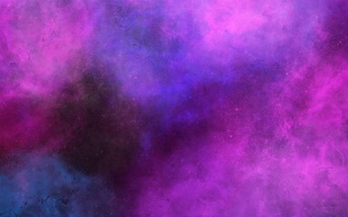 pink and purple on black background, space concept