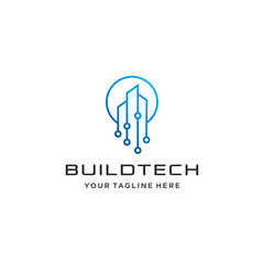 Building Tech Logo, suitable for your design need, logo, illustration, animation, etc. 